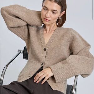 Almina Concept V Neck Cardigan NWT